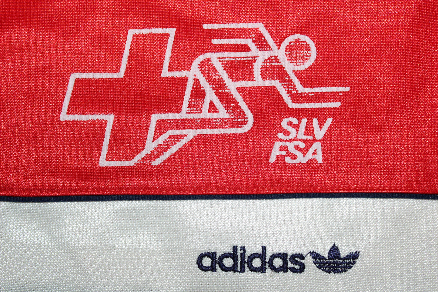 ADIDAS SWITZERLAND 80'S VINTAGE OLYMPIC GAMES RUNNING TRACKSUIT TOP JACKET LARGE