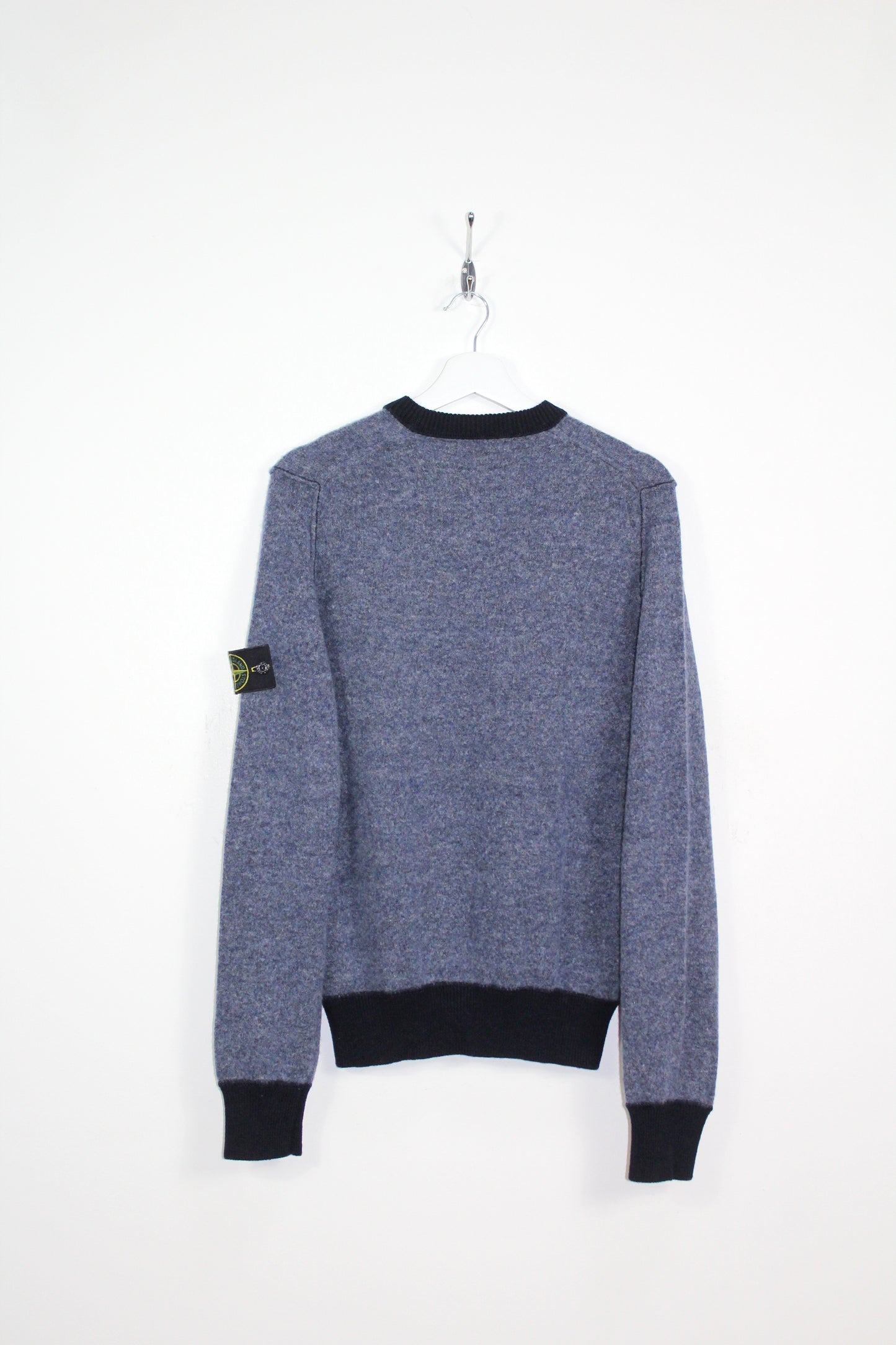STONE ISLAND AW 2011 2 TONE WOOL KNIT JUMPER MEDIUM