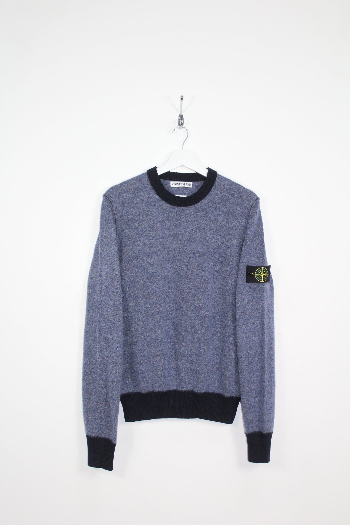 STONE ISLAND AW 2011 2 TONE WOOL KNIT JUMPER MEDIUM