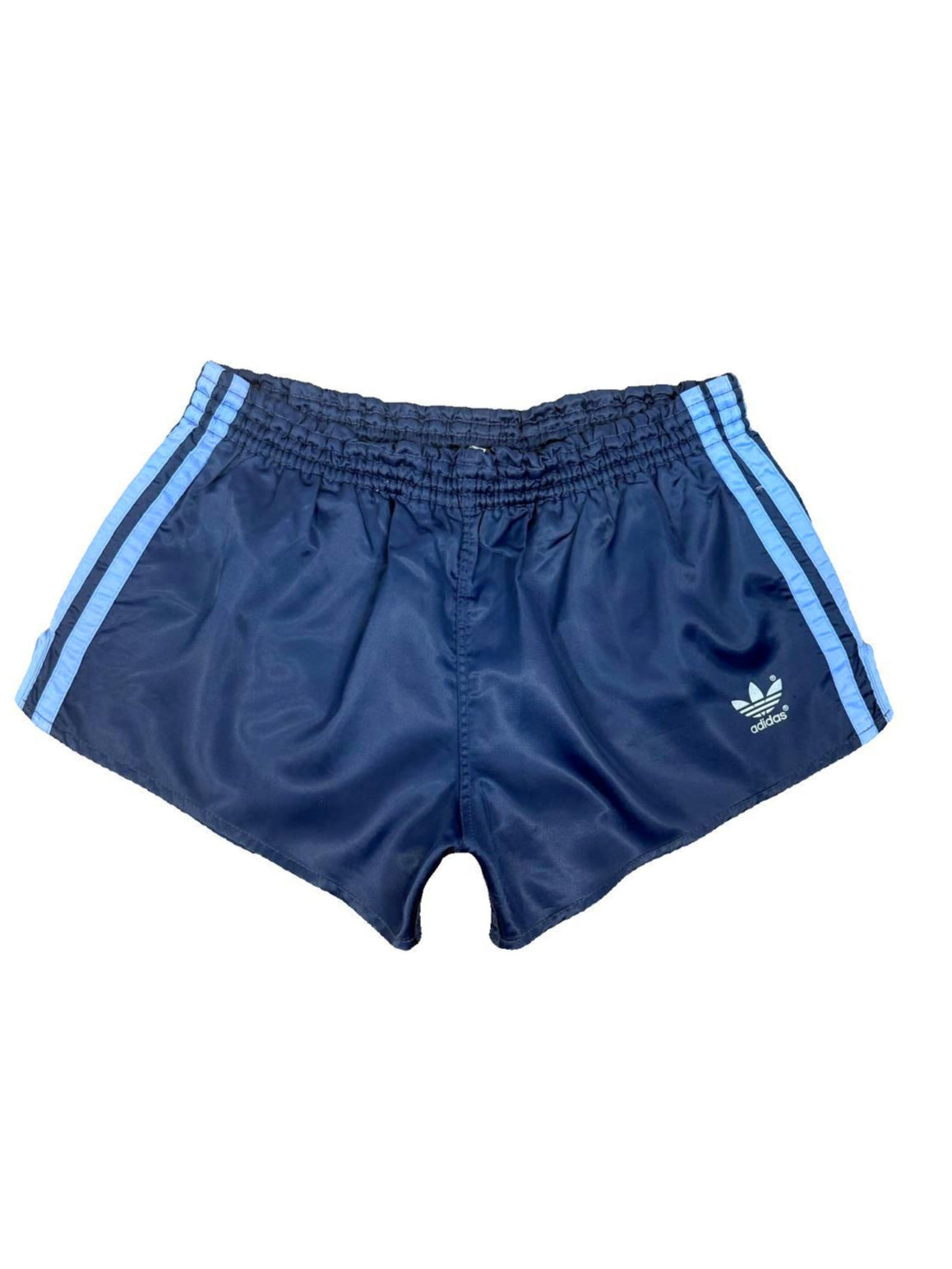 ADIDAS 80'S VINTAGE SHINY RUNNING SPRINTER NYLON SHORTS D5 MEDIUM