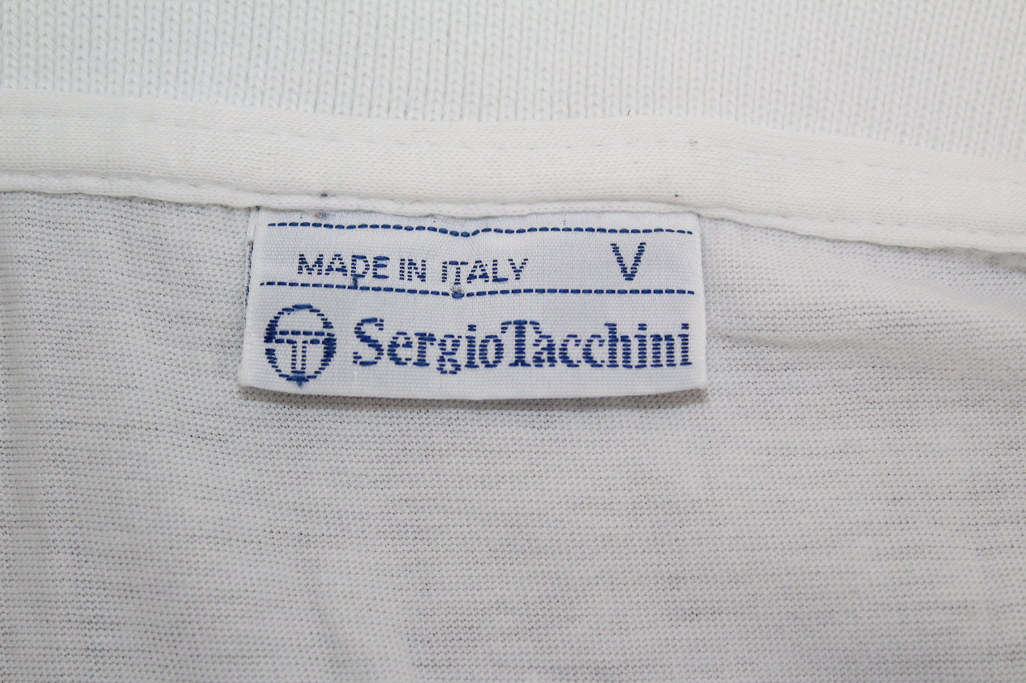 SERGIO TACCHINI VINTAGE BRUGUERA FRENCH OPEN 1995 TENNIS POLO SHIRT LARGE