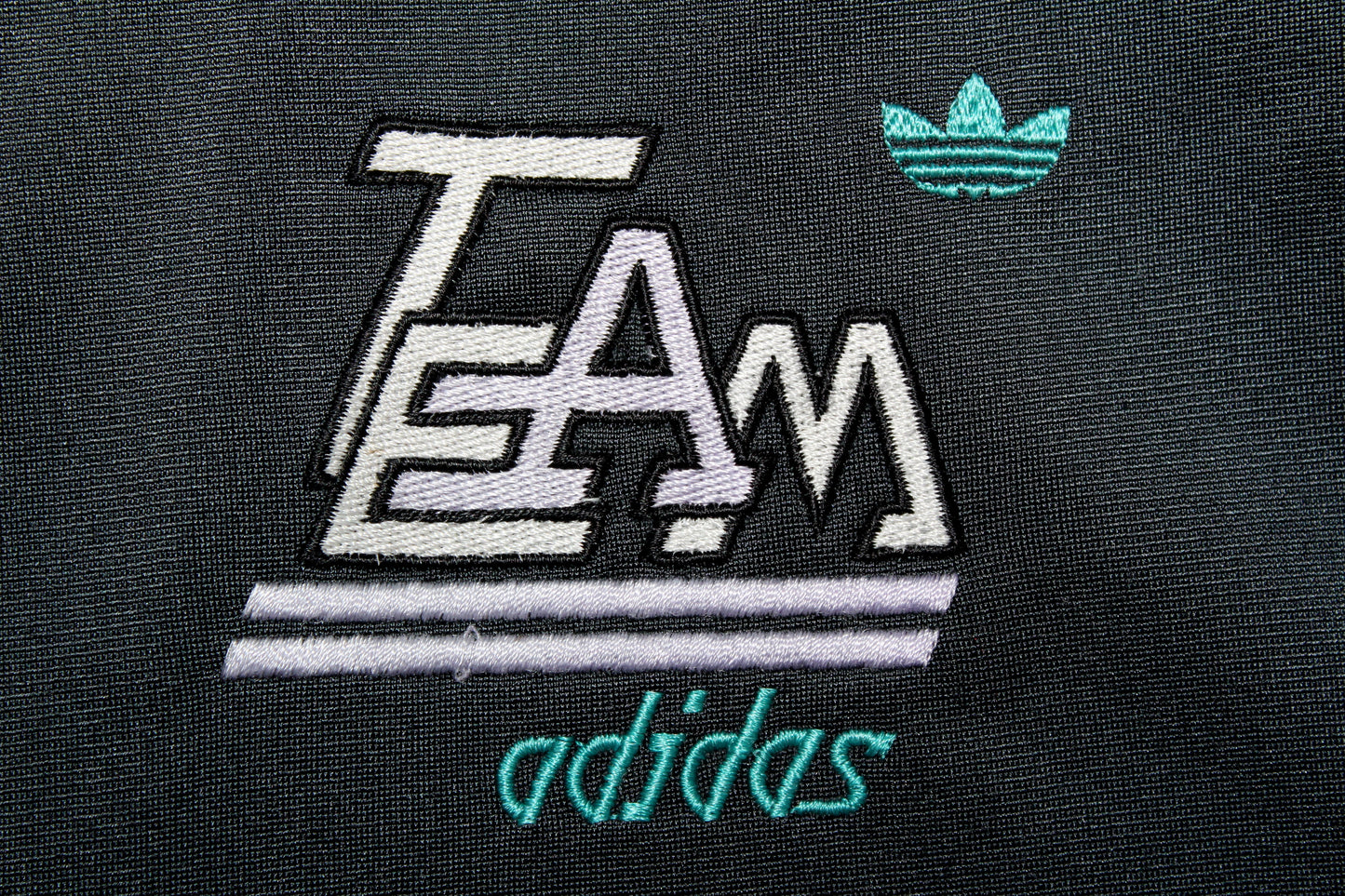 ADIDAS TEAM 90'S VINTAGE TRACKSUIT TOP JACKET LARGE