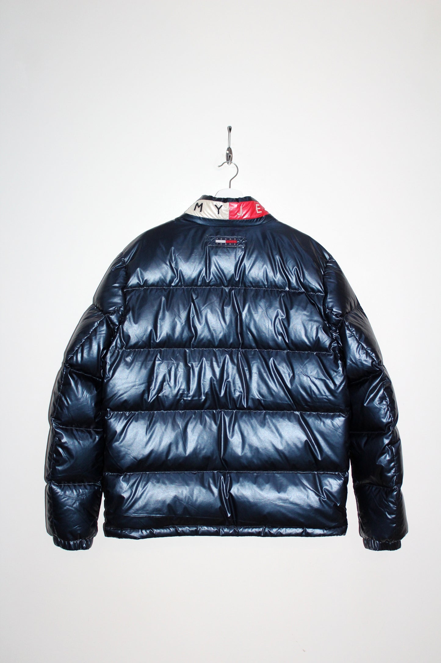 TOMMY HILFIGER TOMMY JEANS 90'S VINTAGE SHINY DOWN PUFFER JACKET XL