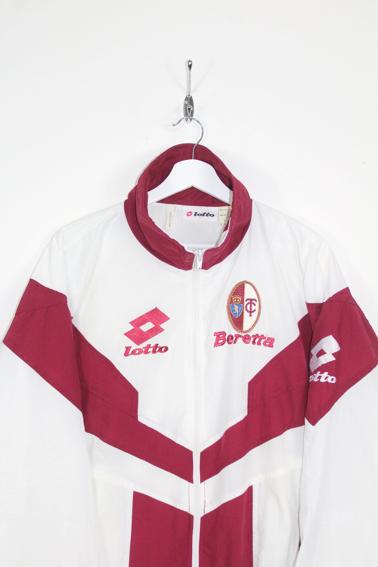 TORINO 1993-94 LOTTO VINTAGE TRACKSUIT TOP JACKET LARGE