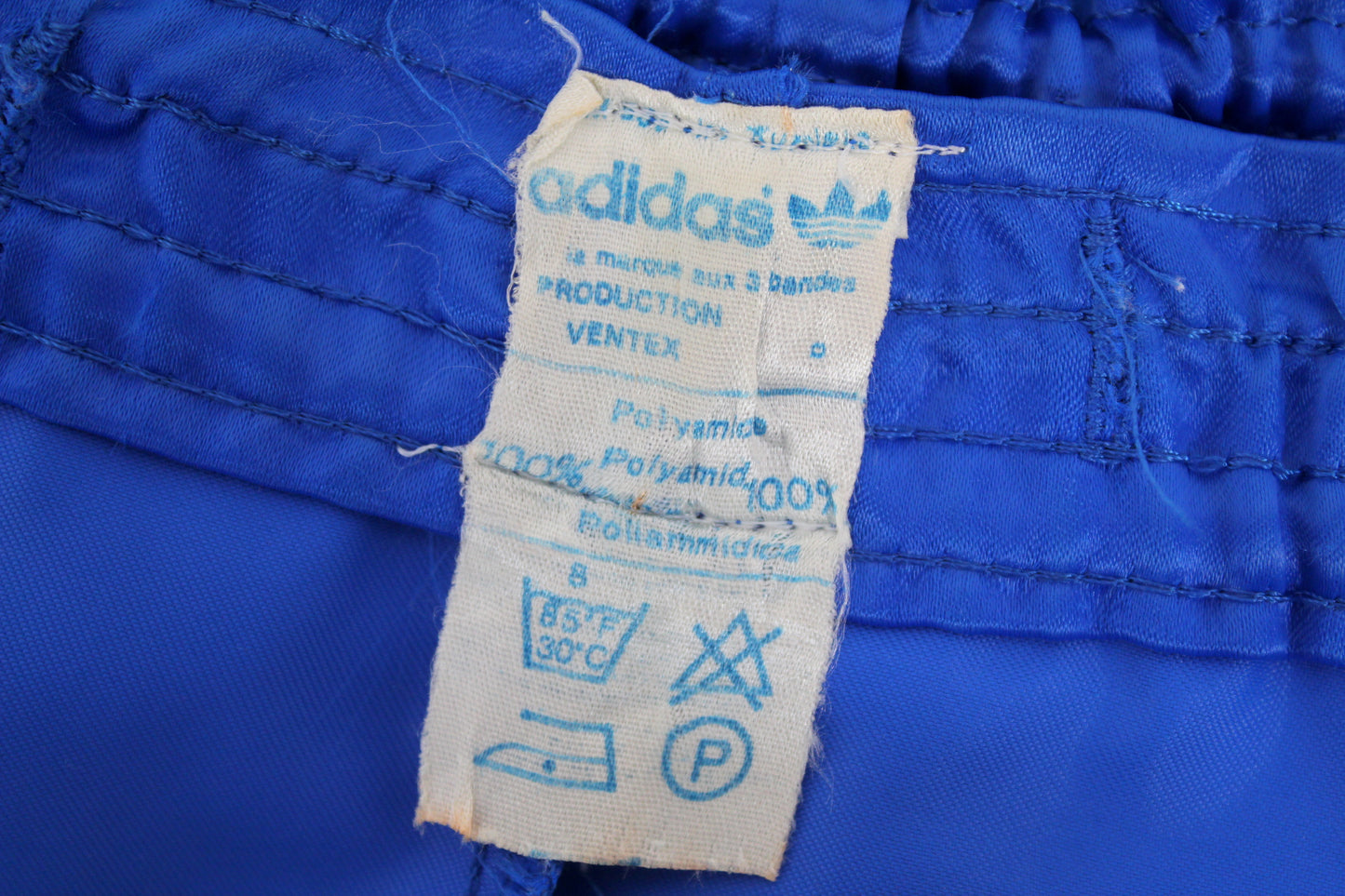 ADIDAS FIRST VENTEX 70'S VINTAGE SHINY RUNNING SPRINTER NYLON SHORTS MEDIUM