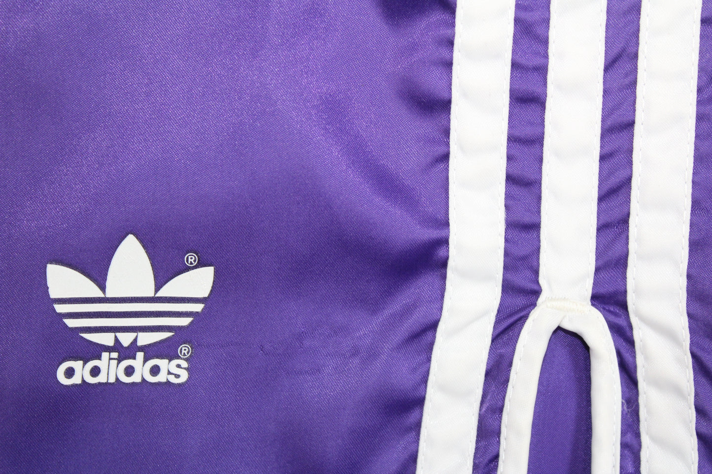 ADIDAS 80'S VINTAGE SHINY RUNNING SPRINTER NYLON SHORTS D7 LARGE