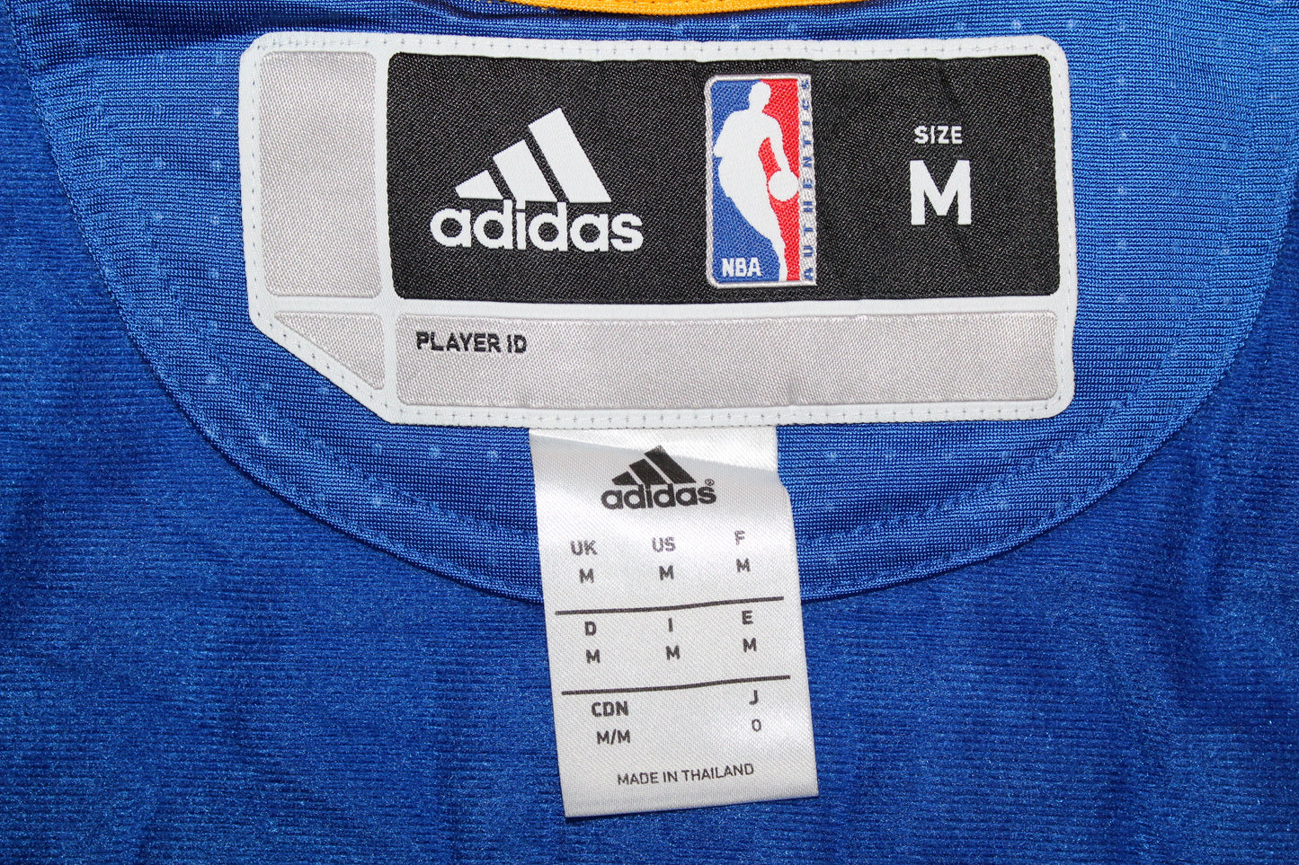 ADIDAS GOLDEN STATE WARRIORS 2015-16 ON COURT WARM UP TRACK JACKET MEDIUM