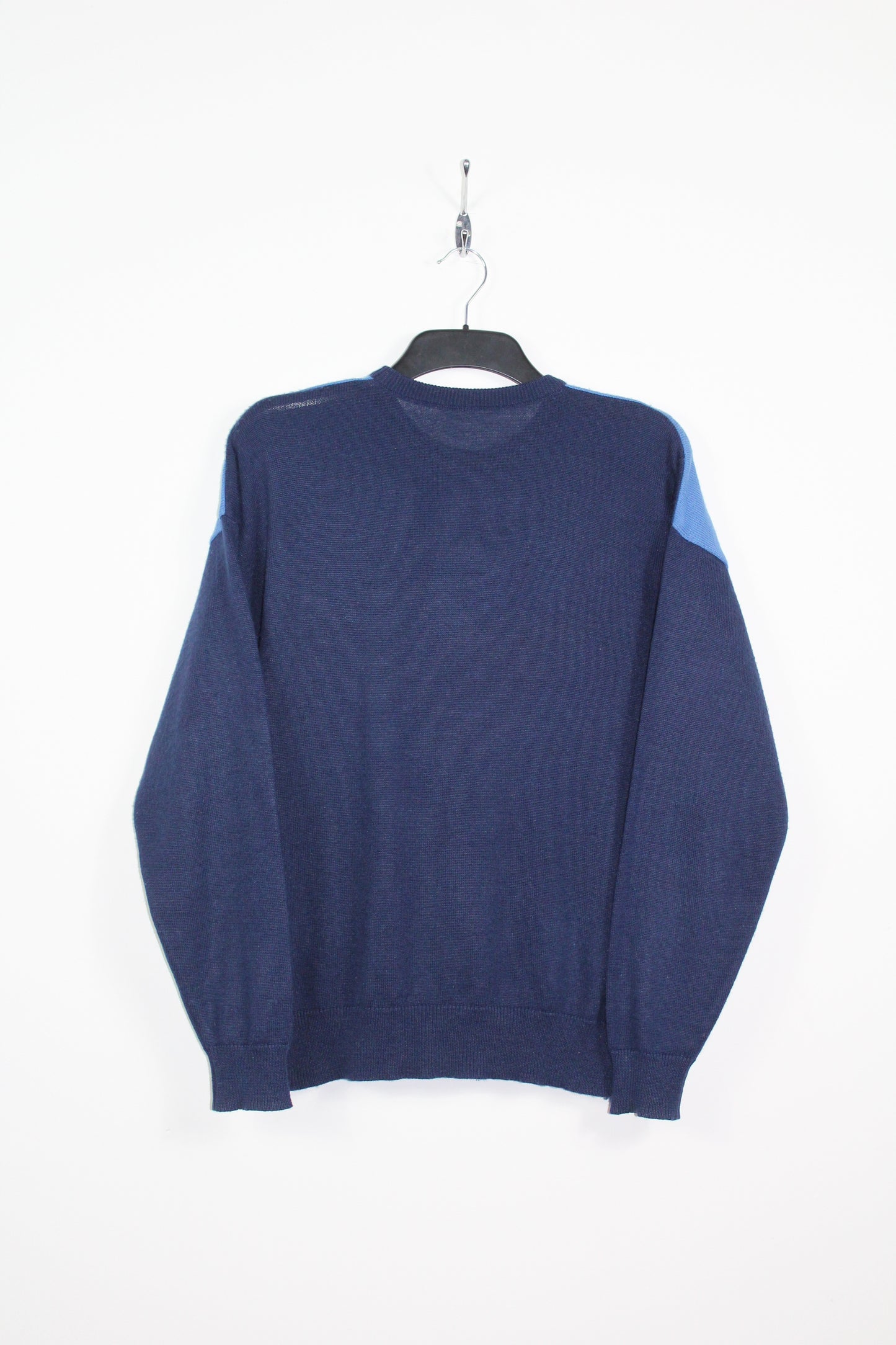 ADIDAS 80'S VINTAGE WOOL KNIT SWEATSHIRT MEDIUM