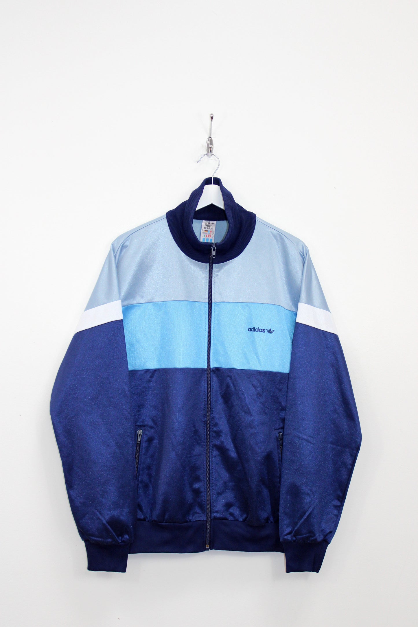 ADIDAS 80'S VINTAGE BECKENBAUER TRACKSUIT TOP JACKET LARGE