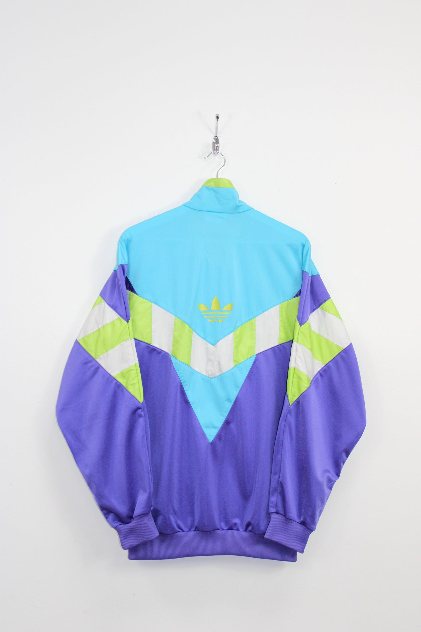 ADIDAS 80'S VINTAGE TRACKSUIT TOP JACKET D6 LARGE