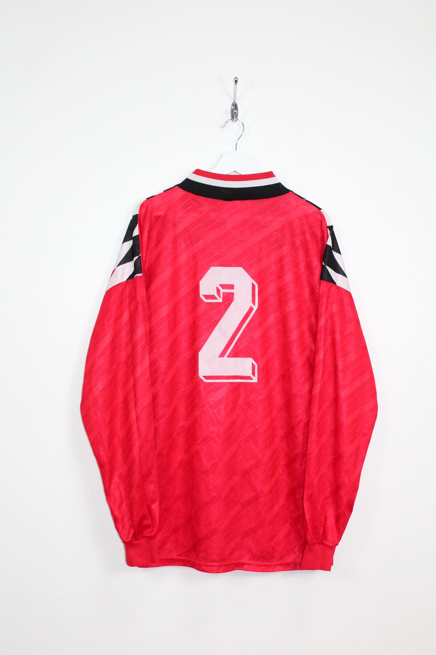 ADIDAS 90'S VINTAGE "DIAMONDS" TEMPLATE 1994-95 LONG SLEEVE FOOTBALL SHIRT XL