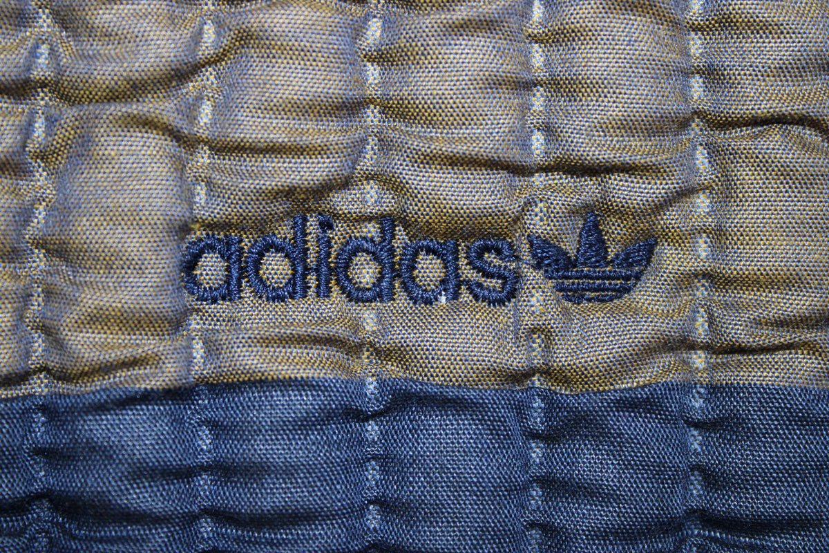 ADIDAS 80'S VINTAGE PANELLED TRACKSUIT TOP JACKET SMALL