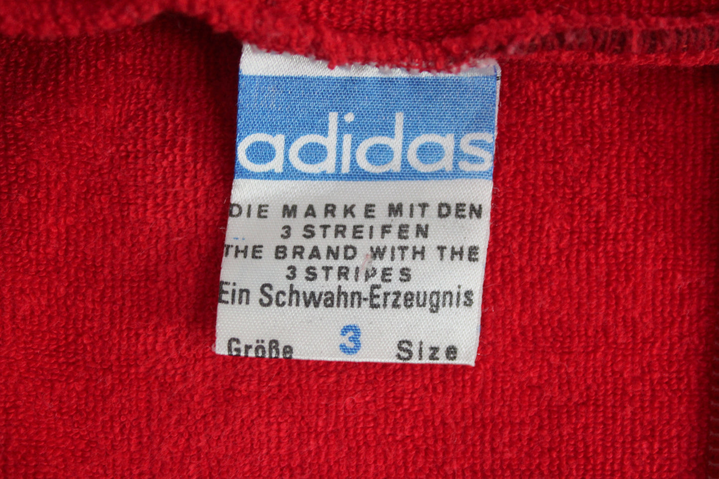 ADIDAS 70'S VINTAGE FIRST EUROPA SCHWAHN HOODIE TRACKSUIT TOP JACKET SMALL