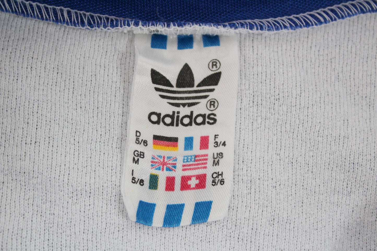 ADIDAS 80'S VINTAGE TEMPLATE FOOTBALL SHIRT MEDIUM