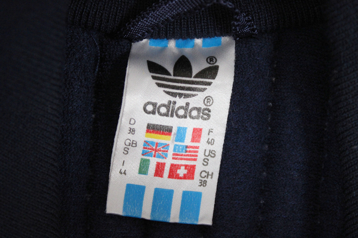 ADIDAS 80'S VINTAGE PANELLED TRACKSUIT TOP JACKET SMALL