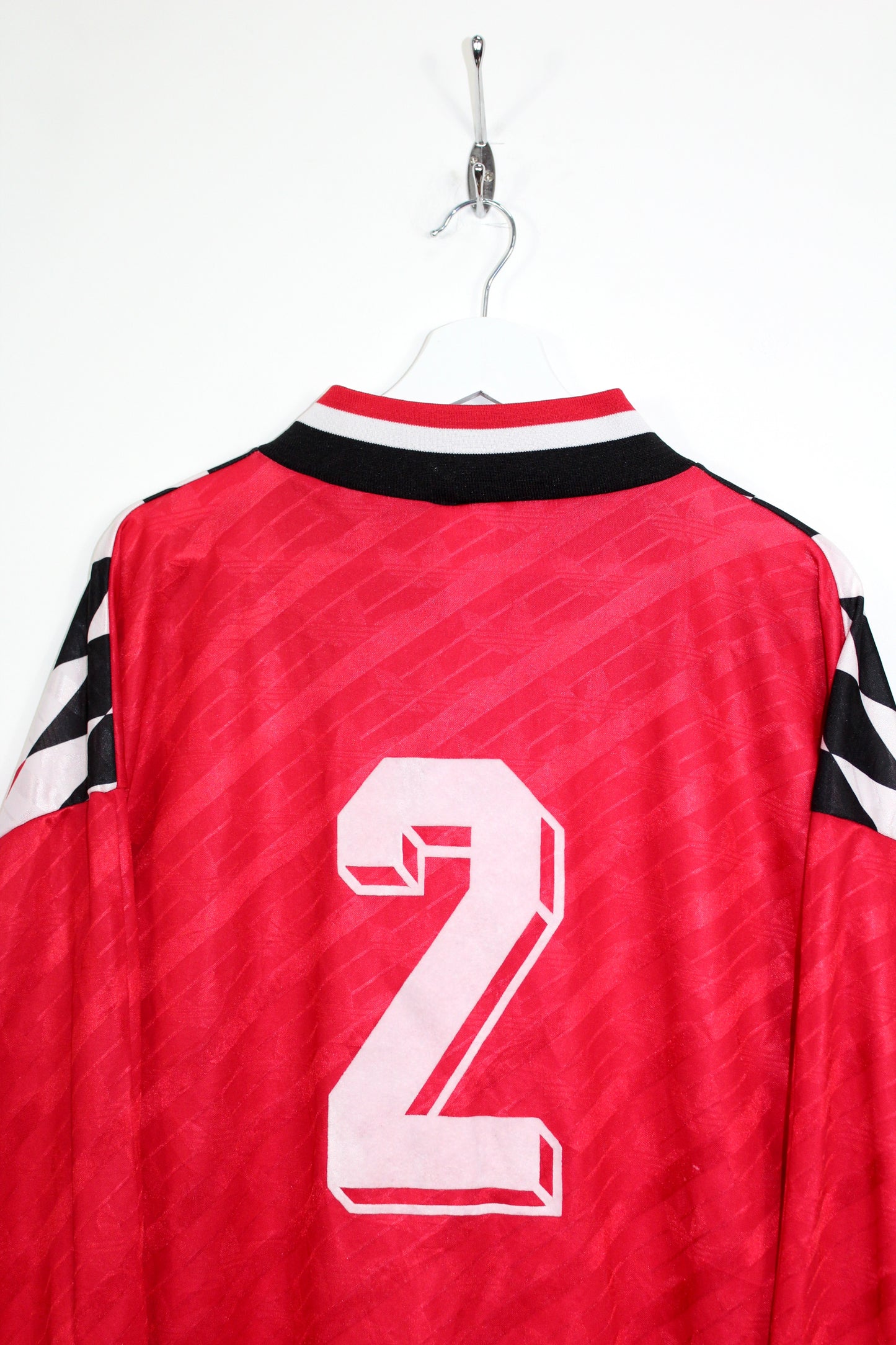 ADIDAS 90'S VINTAGE "DIAMONDS" TEMPLATE 1994-95 LONG SLEEVE FOOTBALL SHIRT XL