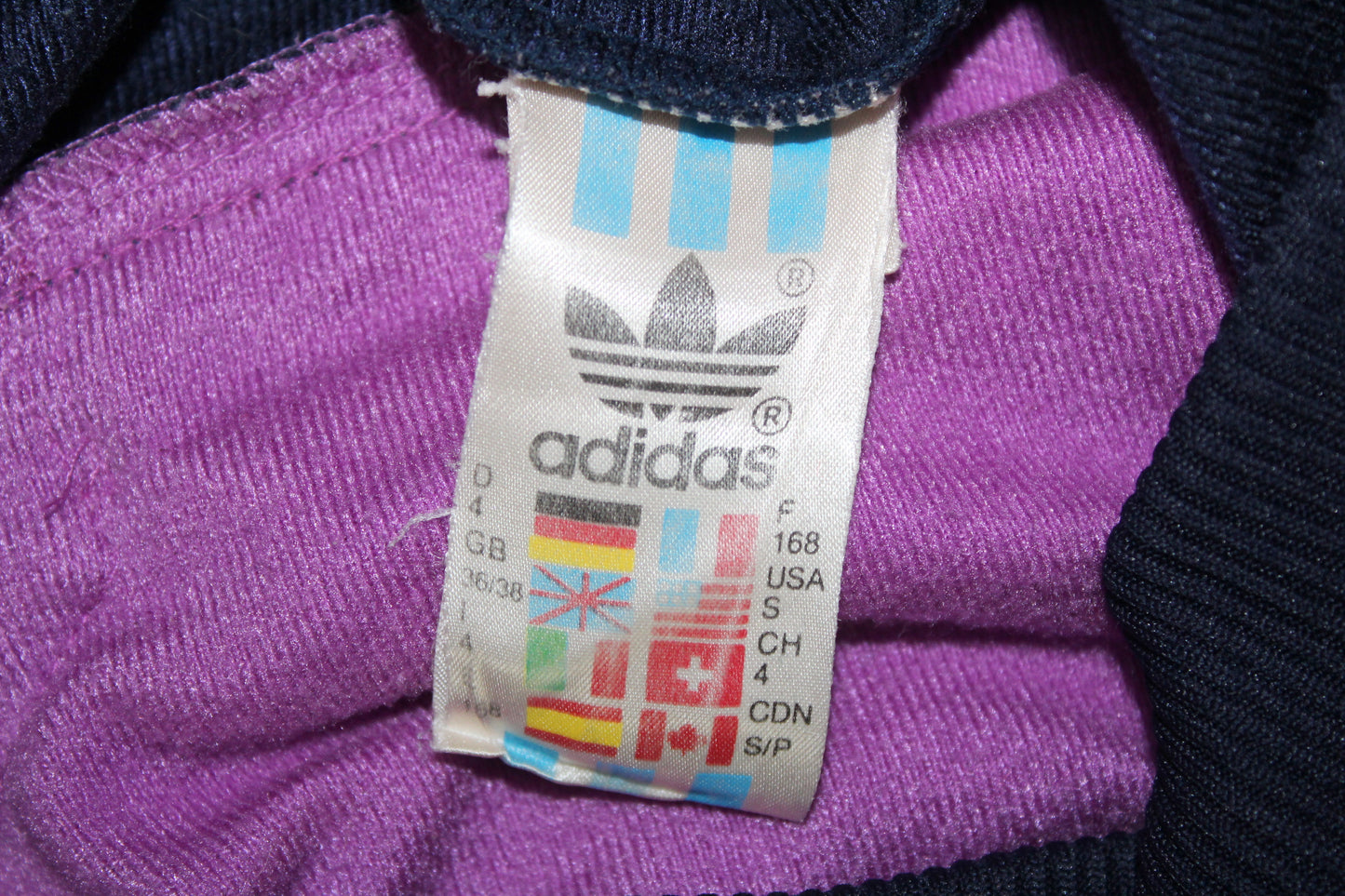 ADIDAS 80'S VINTAGE BECKENBAUER TRACKSUIT TOP JACKET MEDIUM