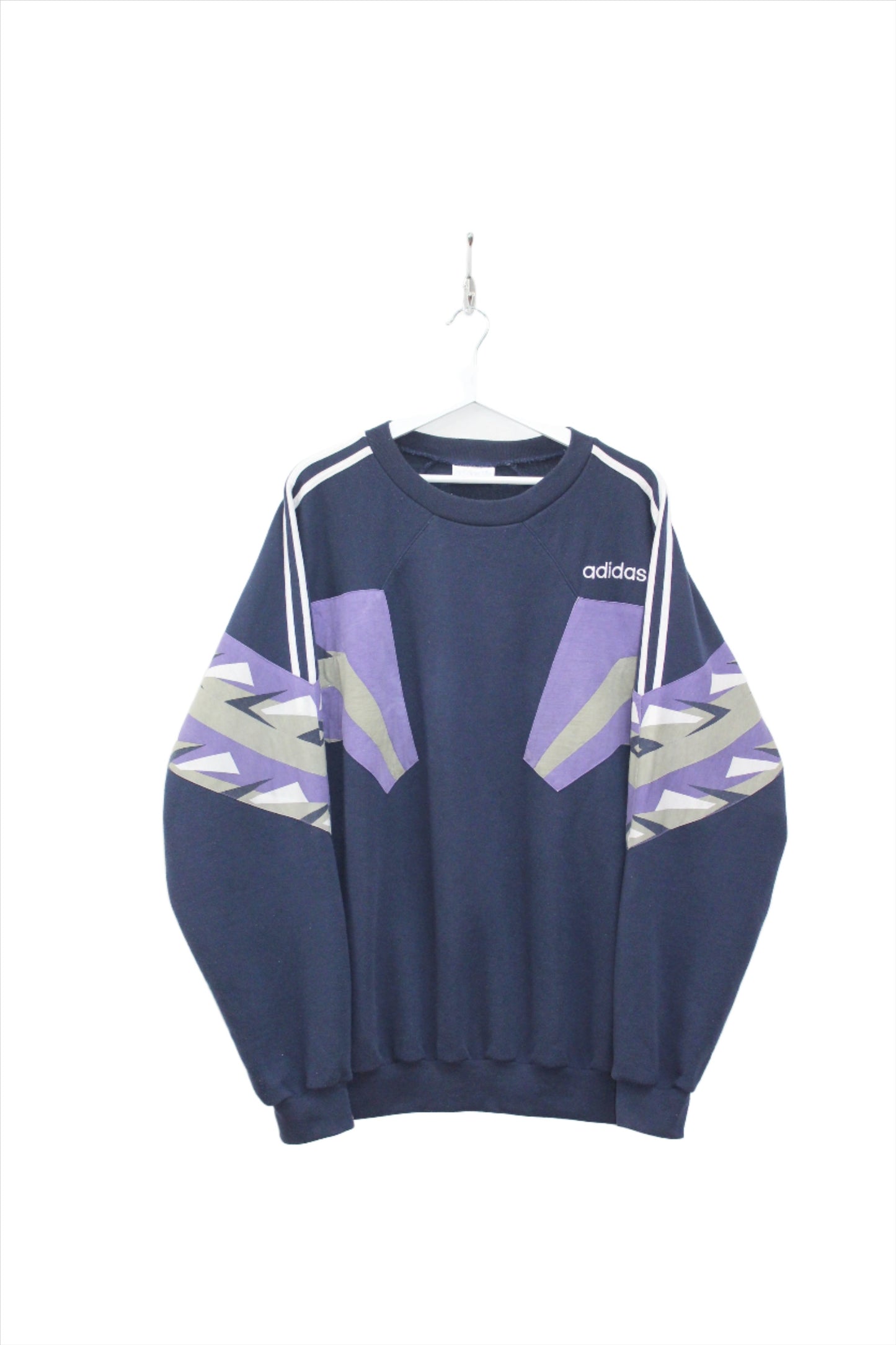 ADIDAS 90'S VINTAGE NAVY SWEATSHIRT D8 XXL