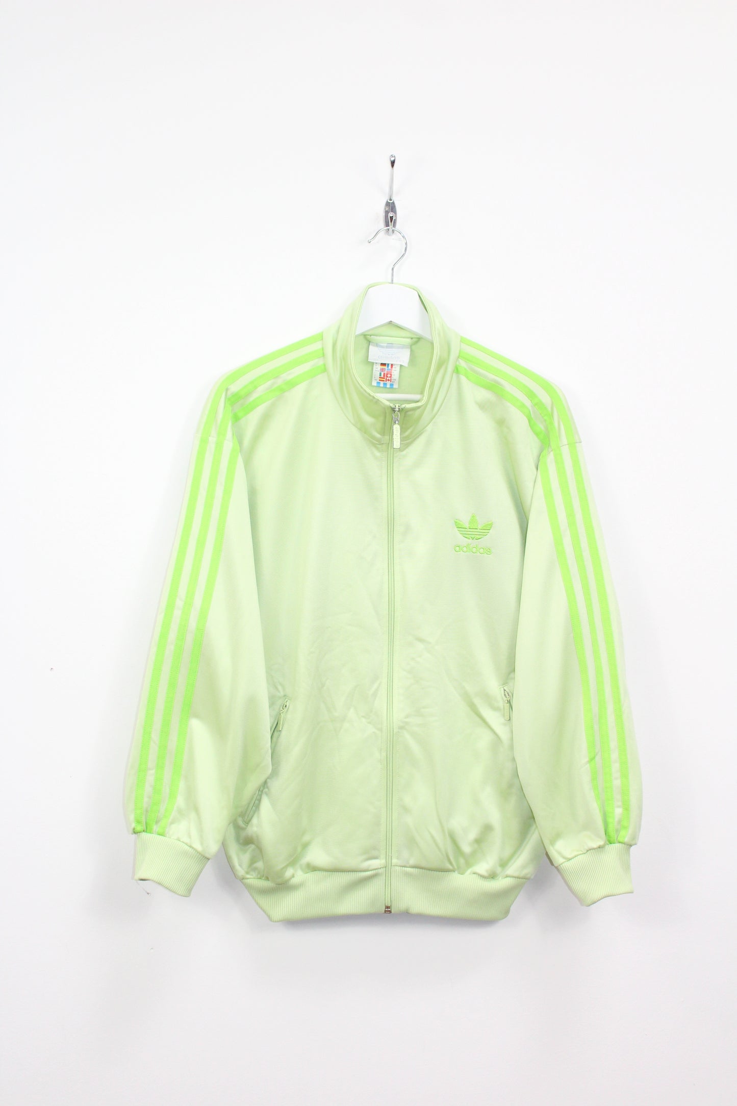 ADIDAS FIREBIRD 80'S VINTAGE TRACKSUIT TOP JACKET D3 MEDIUM