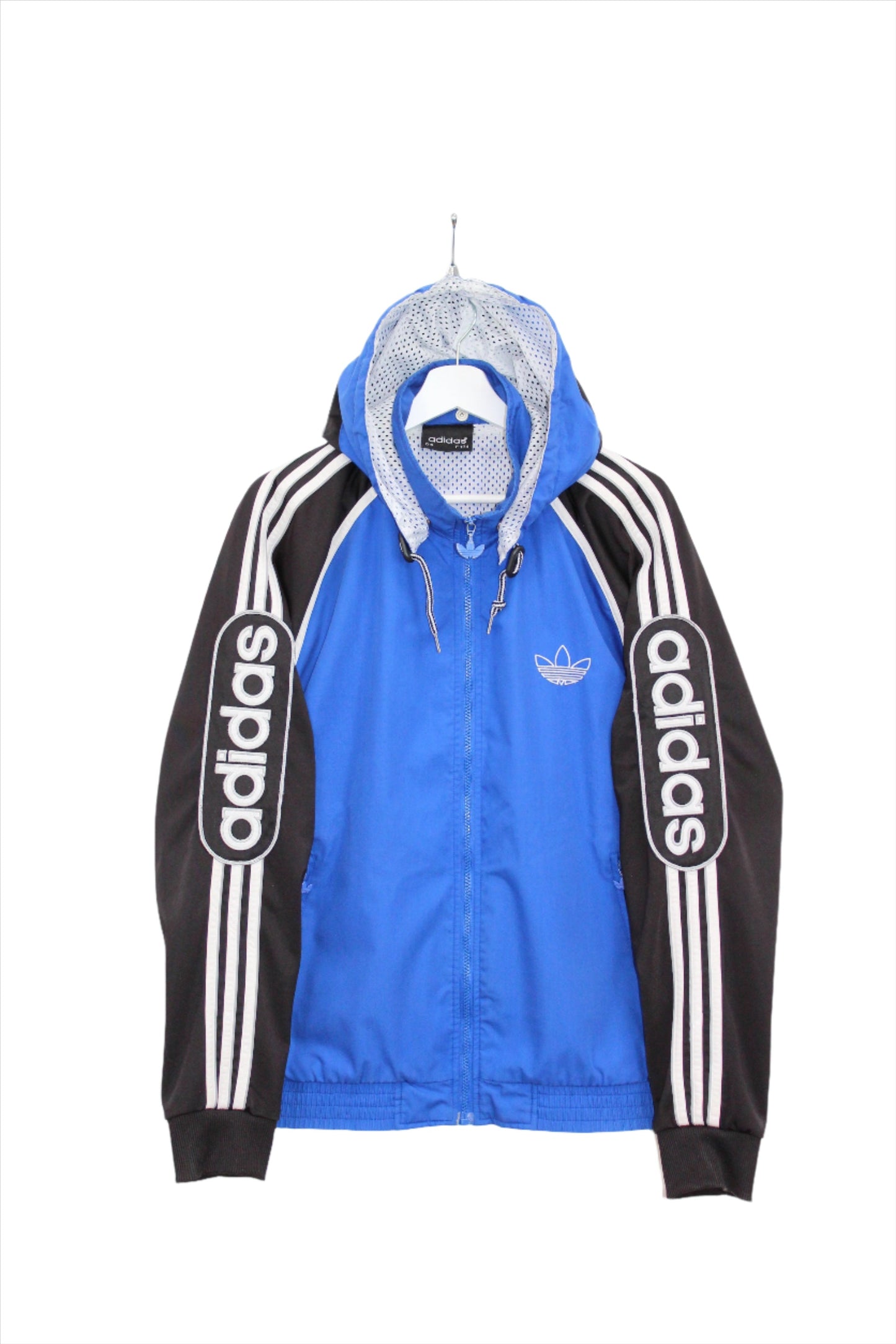 ADIDAS FIREBIRD 90'S VINTAGE HOODIE TRACKSUIT TOP JACKET D5 LARGE