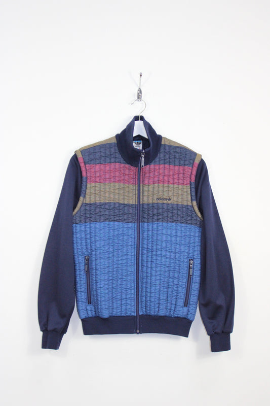 ADIDAS 80'S VINTAGE PANELLED TRACKSUIT TOP JACKET SMALL