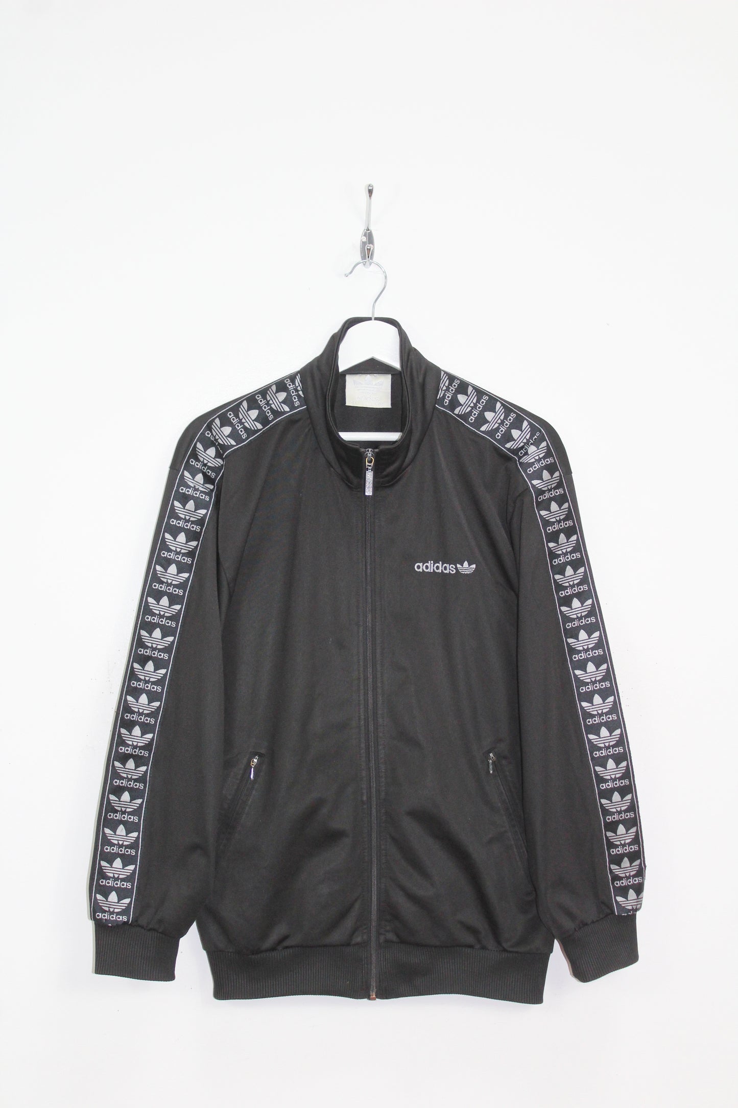 ADIDAS FIREBIRD 90'S VINTAGE TREFOIL LOGO TRACKSUIT TOP JACKET D3 MEDIUM