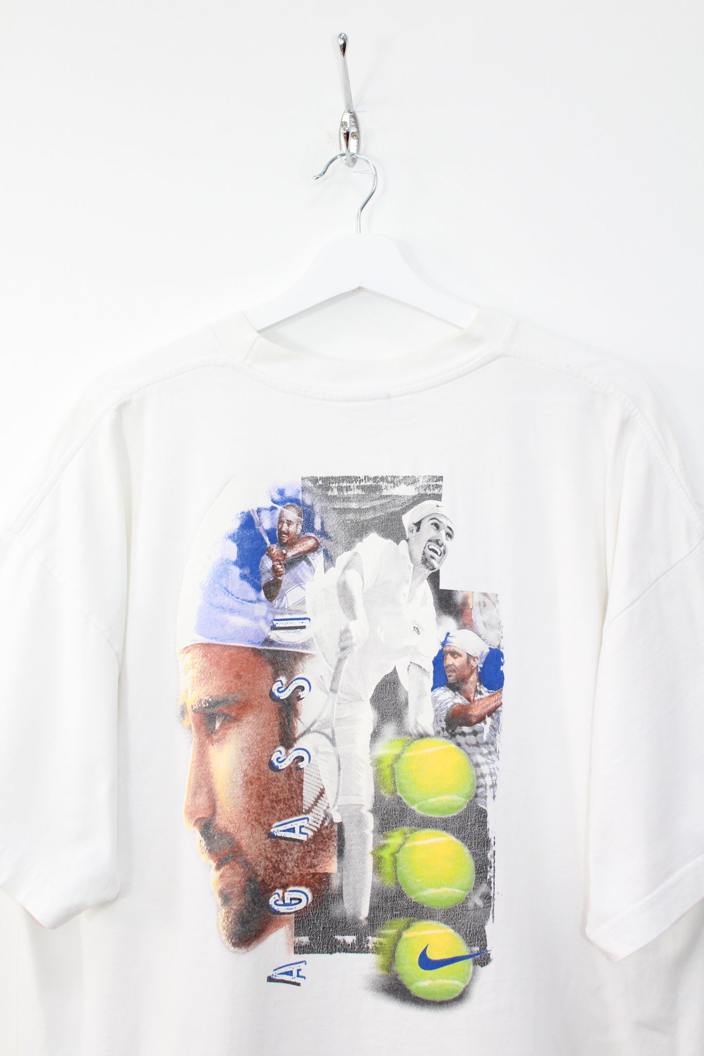 NIKE ANDRE AGASSI 90'S VINTAGE TENNIS GRAPHIC T-SHIRT XXL