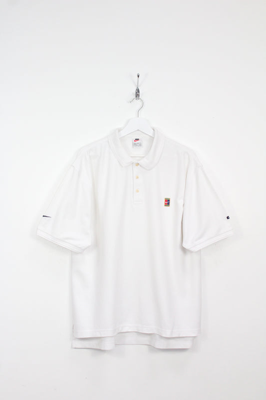NIKE VINTAGE SAMPRAS 1994 TN CHALLENGE COURT TENNIS POLO SHIRT LARGE