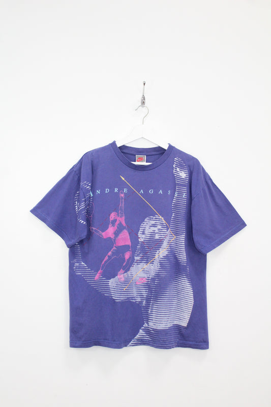 NIKE ANDRE AGASSI 90'S VINTAGE TENNIS T-SHIRT LARGE