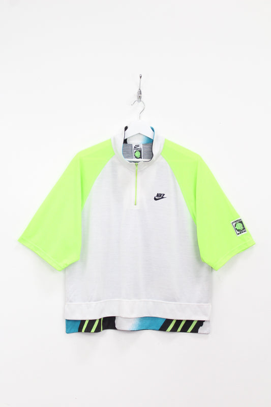 NIKE 90'S VINATGE AGASSI CHALLENGE COURT US OPEN FINAL 1990 TENNIS POLO SHIRT MEDIUM