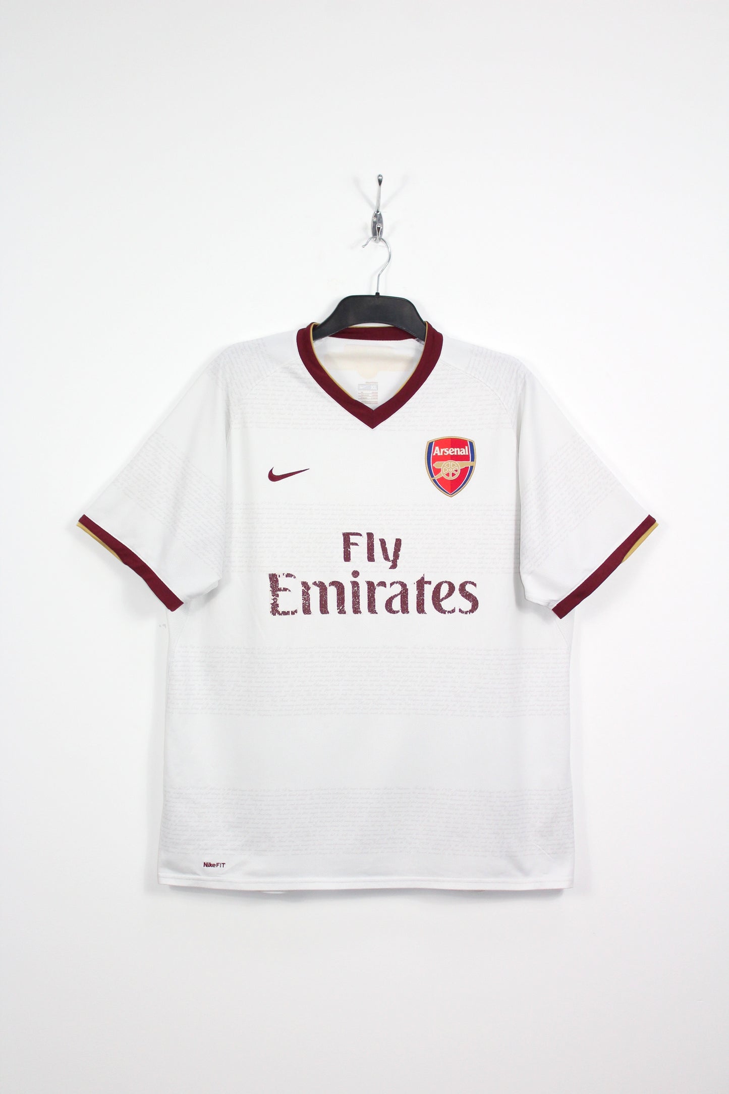 ARSENAL 2007-08 NIKE AWAY FOOTBALL SHIRT XL