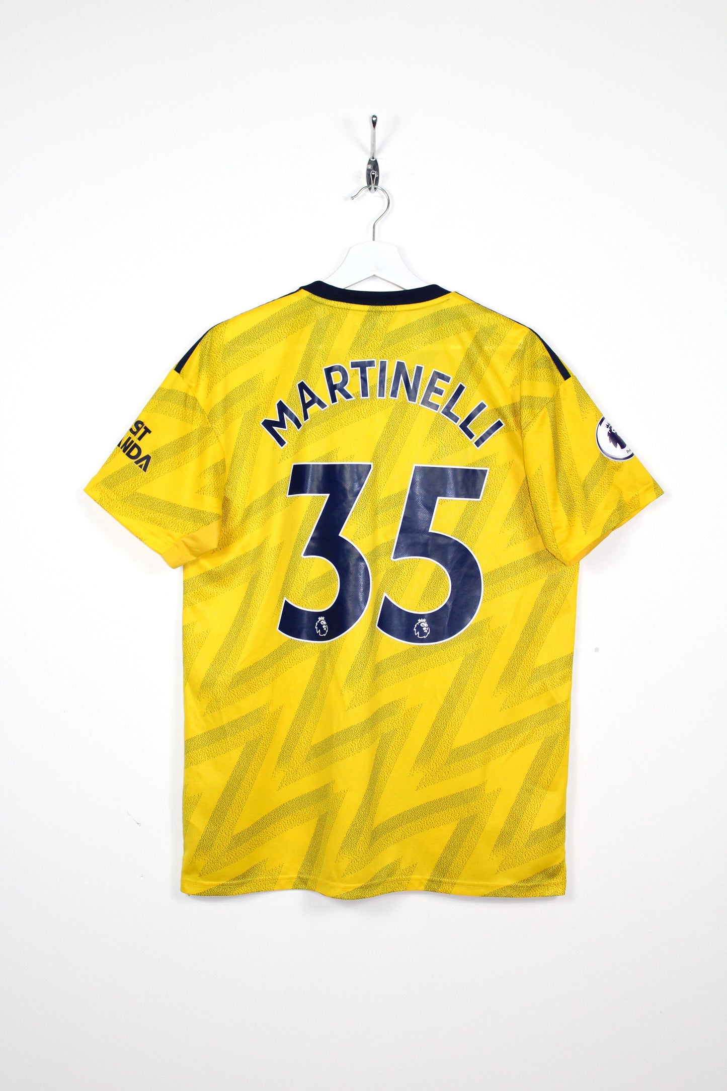 ARSENAL 2019-20 ADIDAS AWAY FOOTBALL SHIRT MARTINELLI #35 LARGE