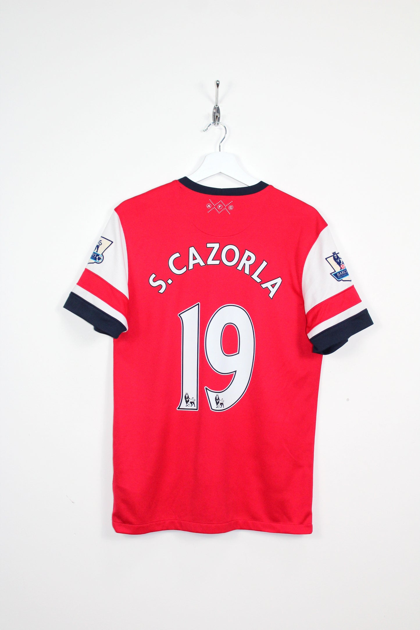 ARSENAL 2012-14 NIKE HOME FOOTBALL SHIRT S. CAZORLA #19 SMALL