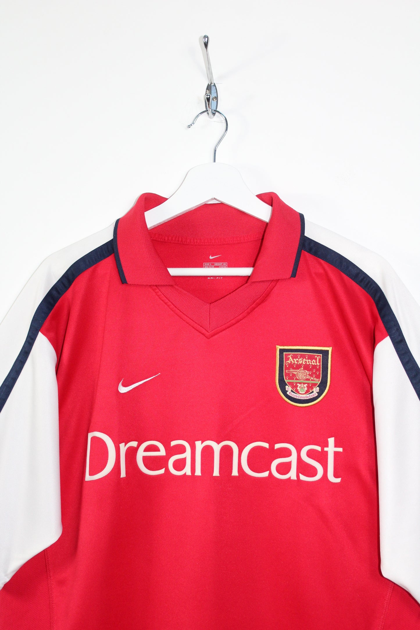 ARSENAL 2000-2002 NIKE VINTAGE HOME FOOTBALL SHIRT LARGE