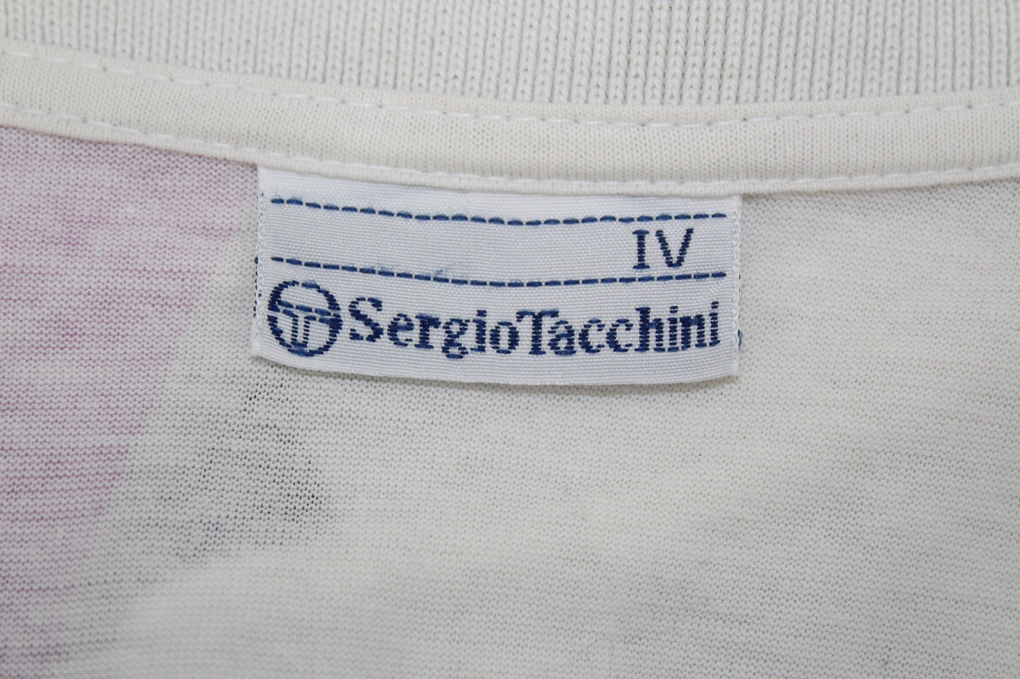 SERGIO TACCHINI VINTAGE SAMPRAS ARCHER 1991 TENNIS POLO SHIRT MEDIUM