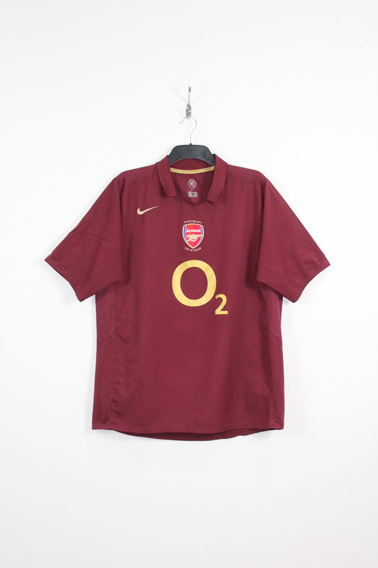 ARSENAL 2005-2006 NIKE HOME "HIGHBURY" FOOTBALL SHIRT XL