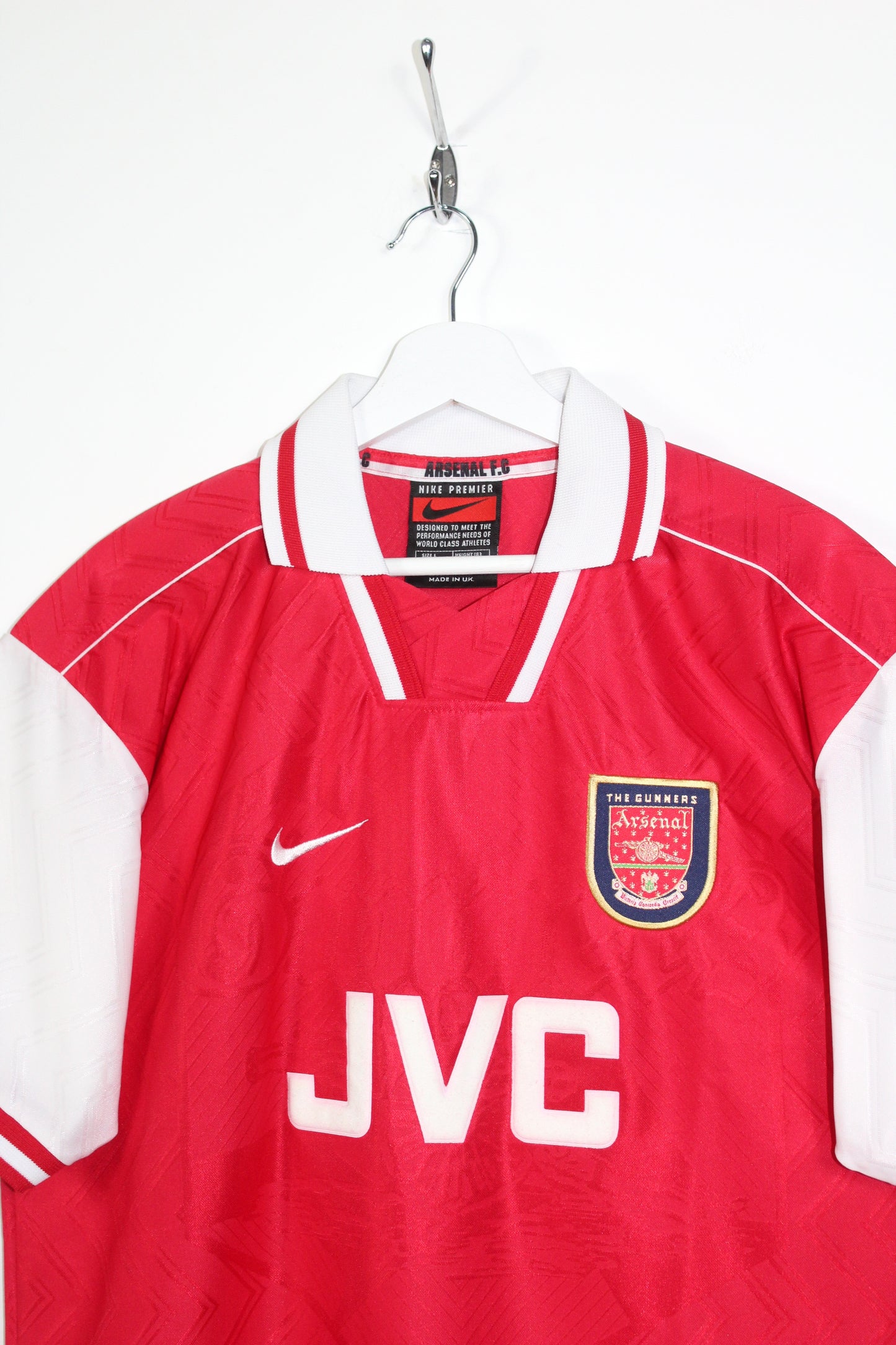 ARSENAL 1996-1997 NIKE VINTAGE HOME FOOTBALL SHIRT LARGE