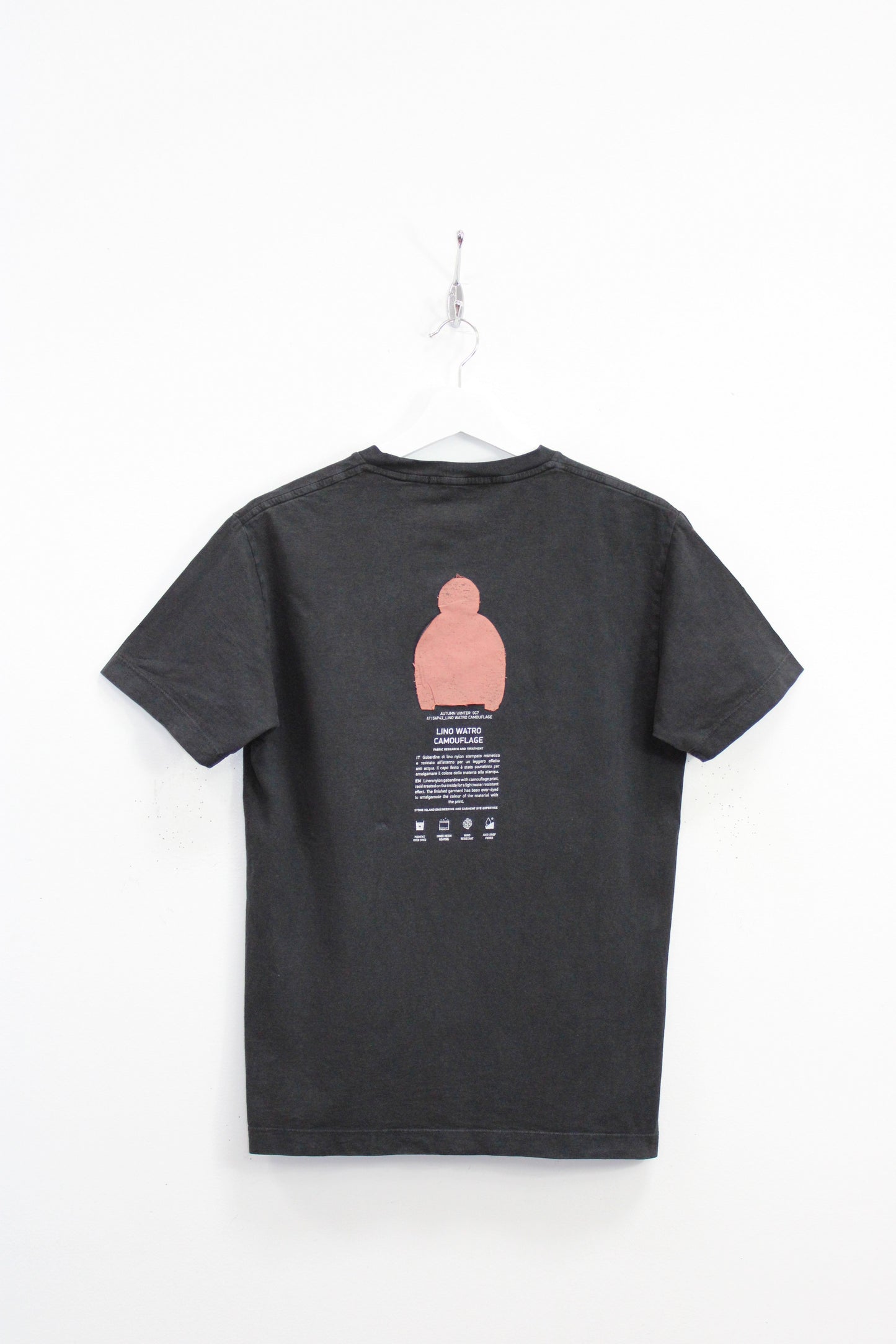 STONE ISLAND 2023 ARCHIVIO LINO WATRO PRINTED T-SHIRT SMALL
