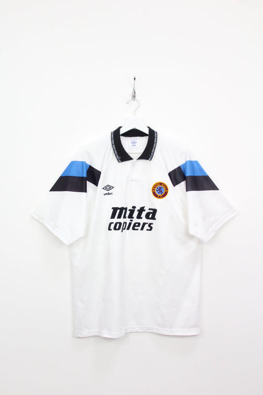 ASTON VILLA 1990-92 VINTAGE UMBRO AWAY FOOTBALL SHIRT XL