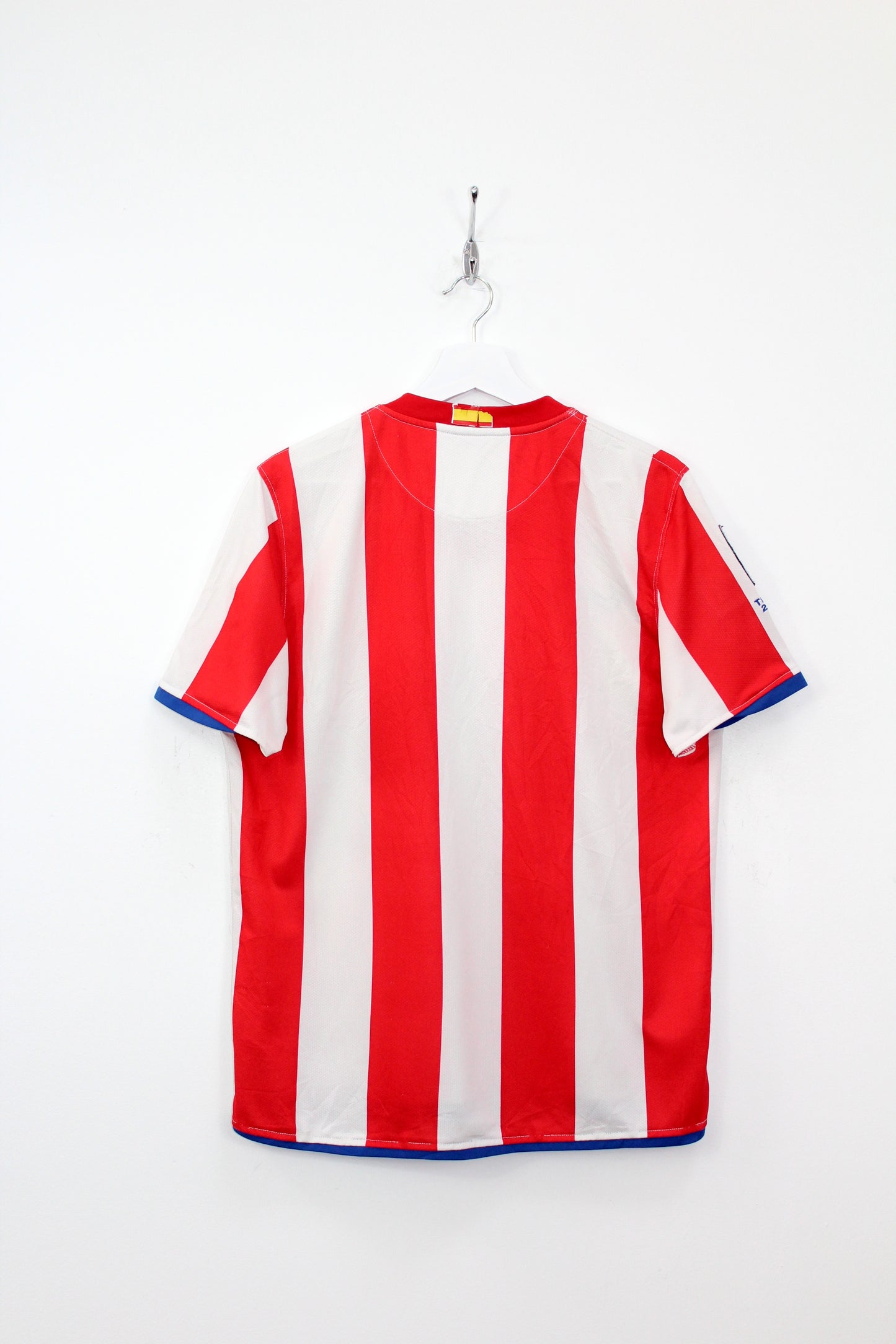 ATLETICO MADRID 2007-08 NIKE HOME FOOTBALL SHIRT MEDIUM