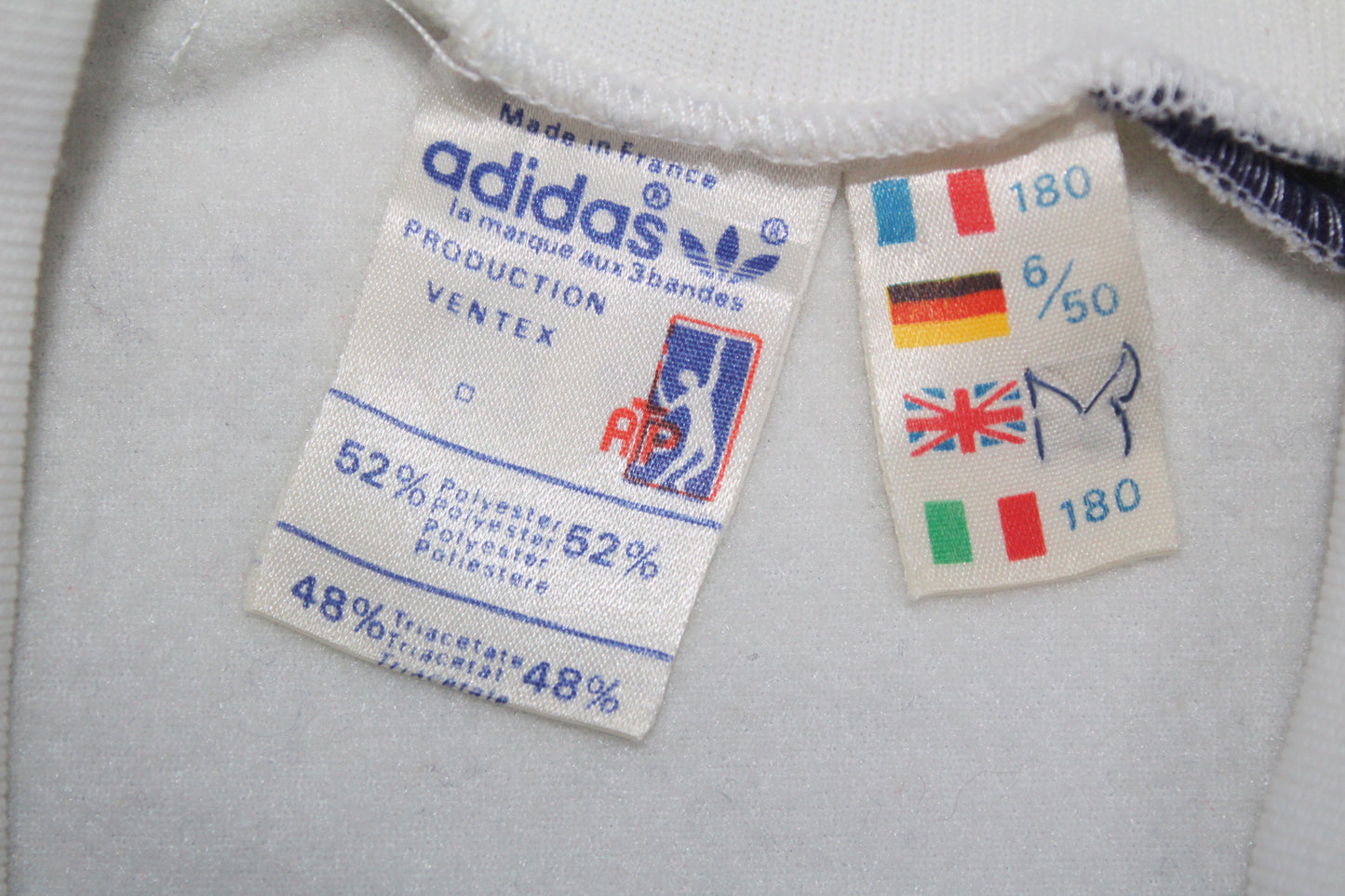 ADIDAS VENTEX 80'S VINTAGE ATP TENNIS TRACKSUIT TOP JACKET MEDIUM