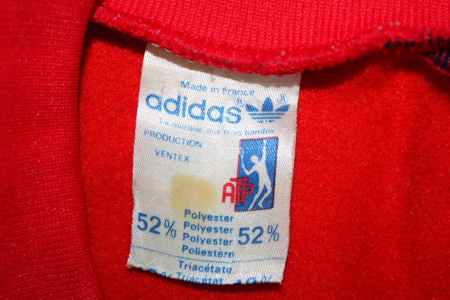 ADIDAS VENTEX 80'S VINTAGE ATP TENNIS TRACKSUIT TOP JACKET LARGE