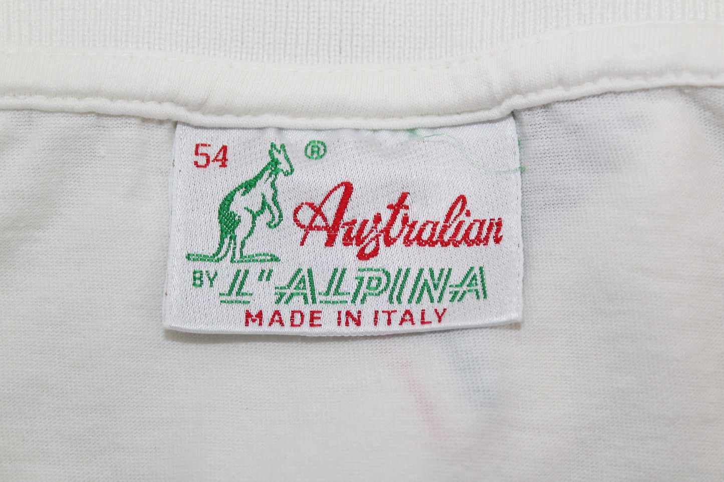 AUSTRALIAN BY L'ALPINA 80'S VINTAGE TENNIS POLO SHIRT XL