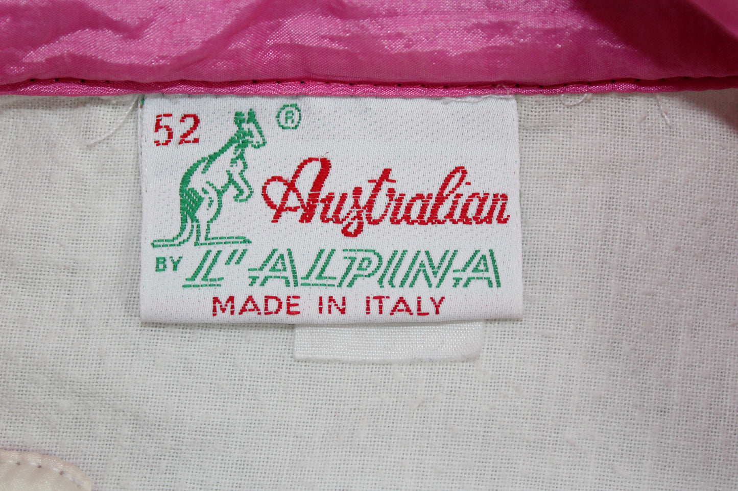 AUSTRALIAN BY L'ALPINA 80'S VINTAGE TENNIS TRACKSUIT TO JACKET LARGE