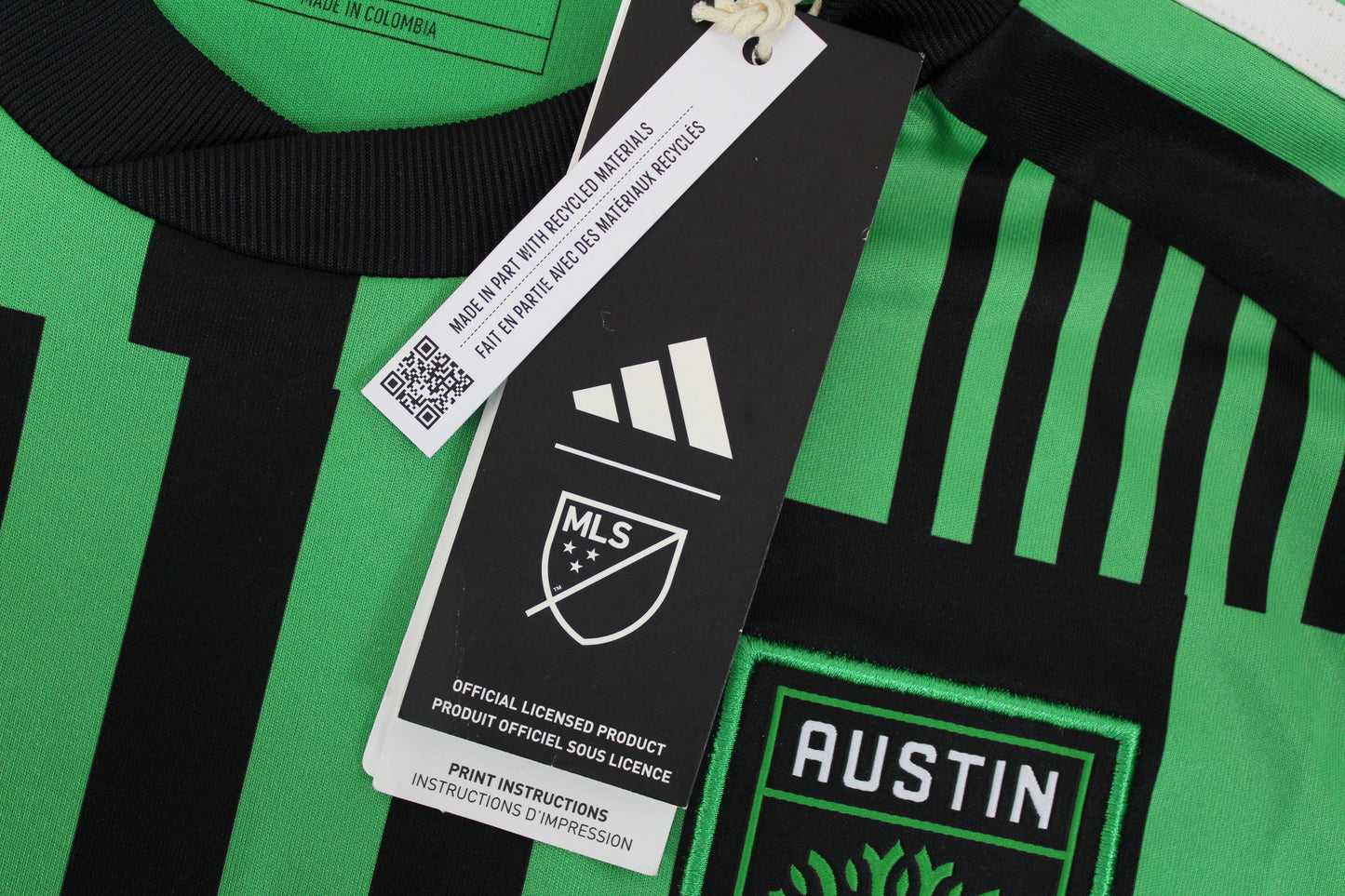 AUSTIN FC 2023 ADIDAS HOME FOOTBALL SHIRT MEDIUM BNWT