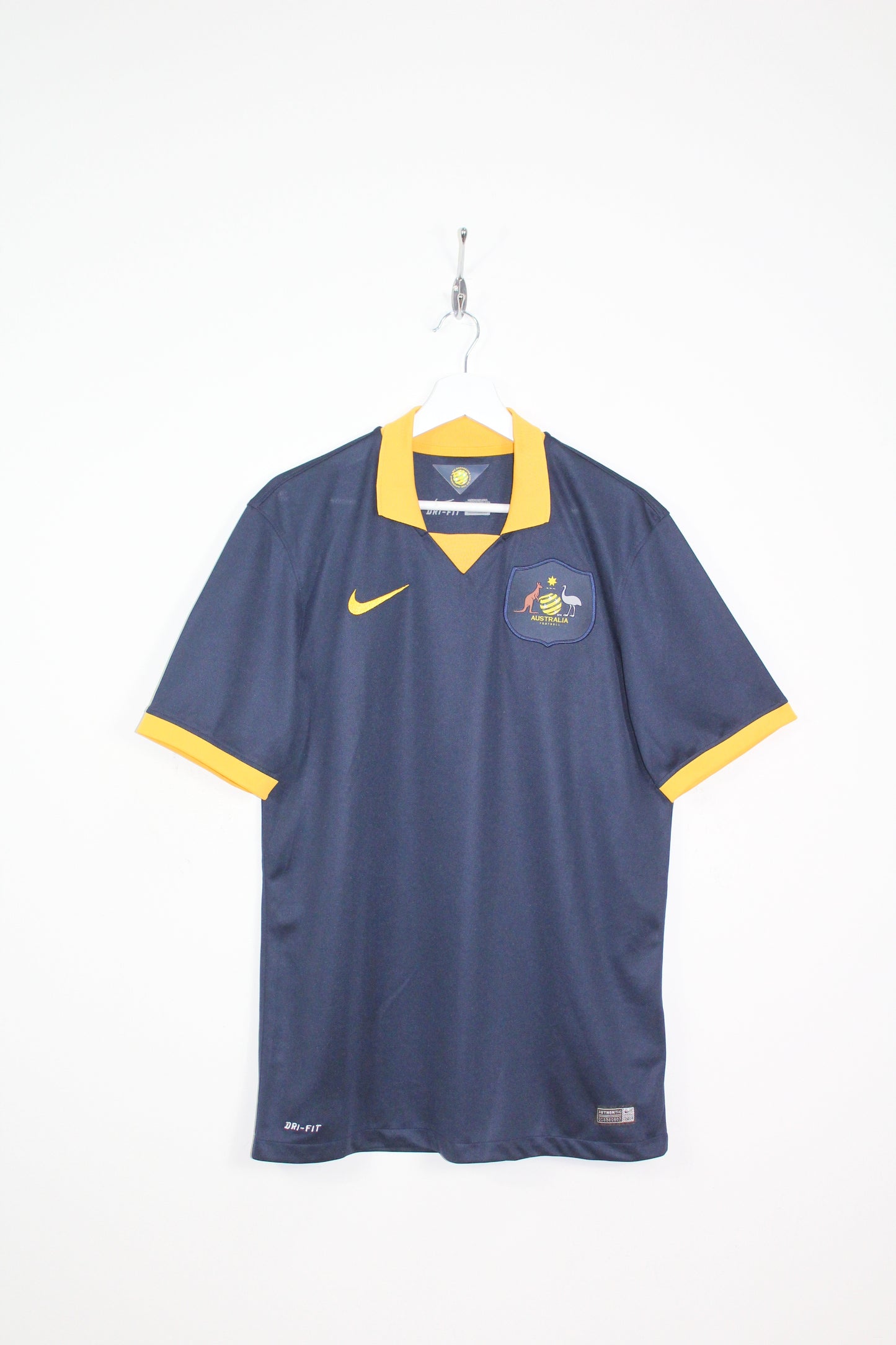 AUSTRALIA 2014-16 NIKE AWAY FOOTBALL SHIRT MEDIUM