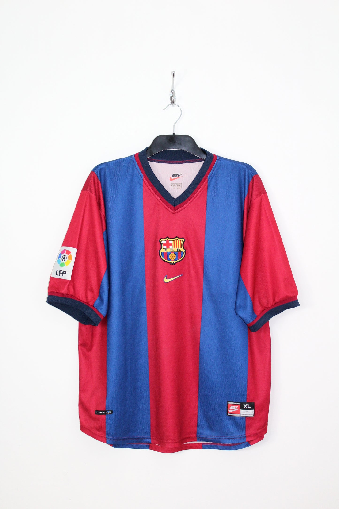 BARCELONA 1998-1999 NIKE HOME FOOTBALL SHIRT XL