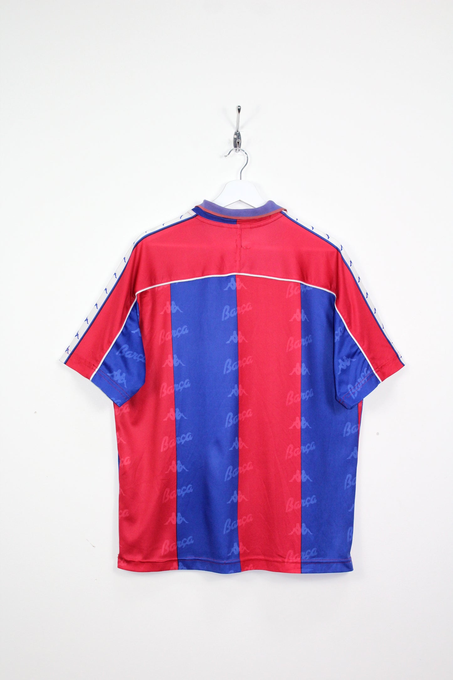 BARCELONA 1992-95 KAPPA VINTAGE HOME FOOTBALL SHIRT MEDIUM