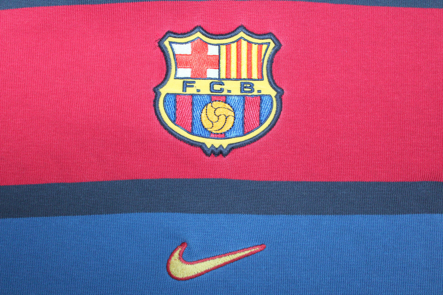 BARCELONA 1998 NIKE VINTAGE LONG SLEEVE RUGBY SHIRT MEDIUM