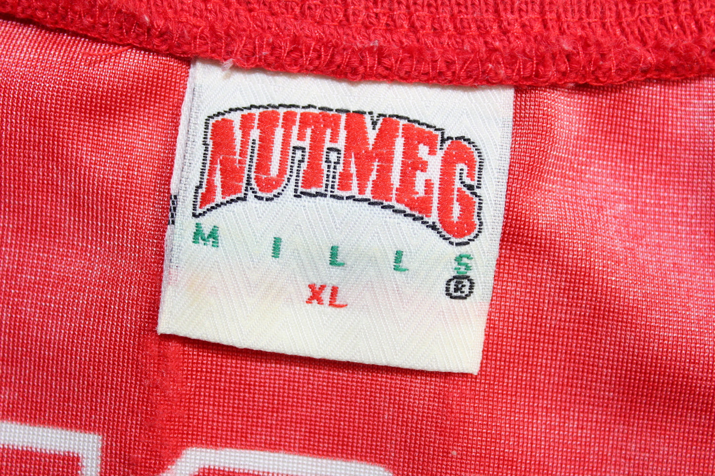 BAYERN MUNICH 90'S VINTAGE NUTMEG MILLS GRAPHIC FOOTBALL T-SHIRT XL